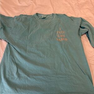 Life of Pablo Teal Long Sleeve Men's Tee